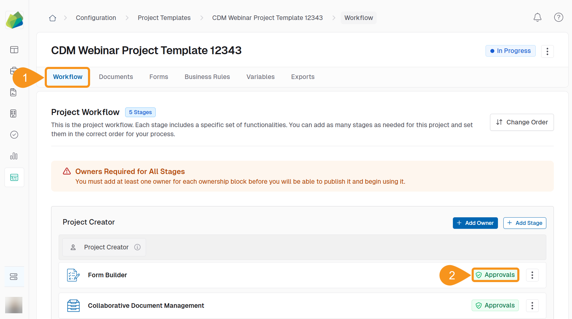 Duplicate Approval Steps